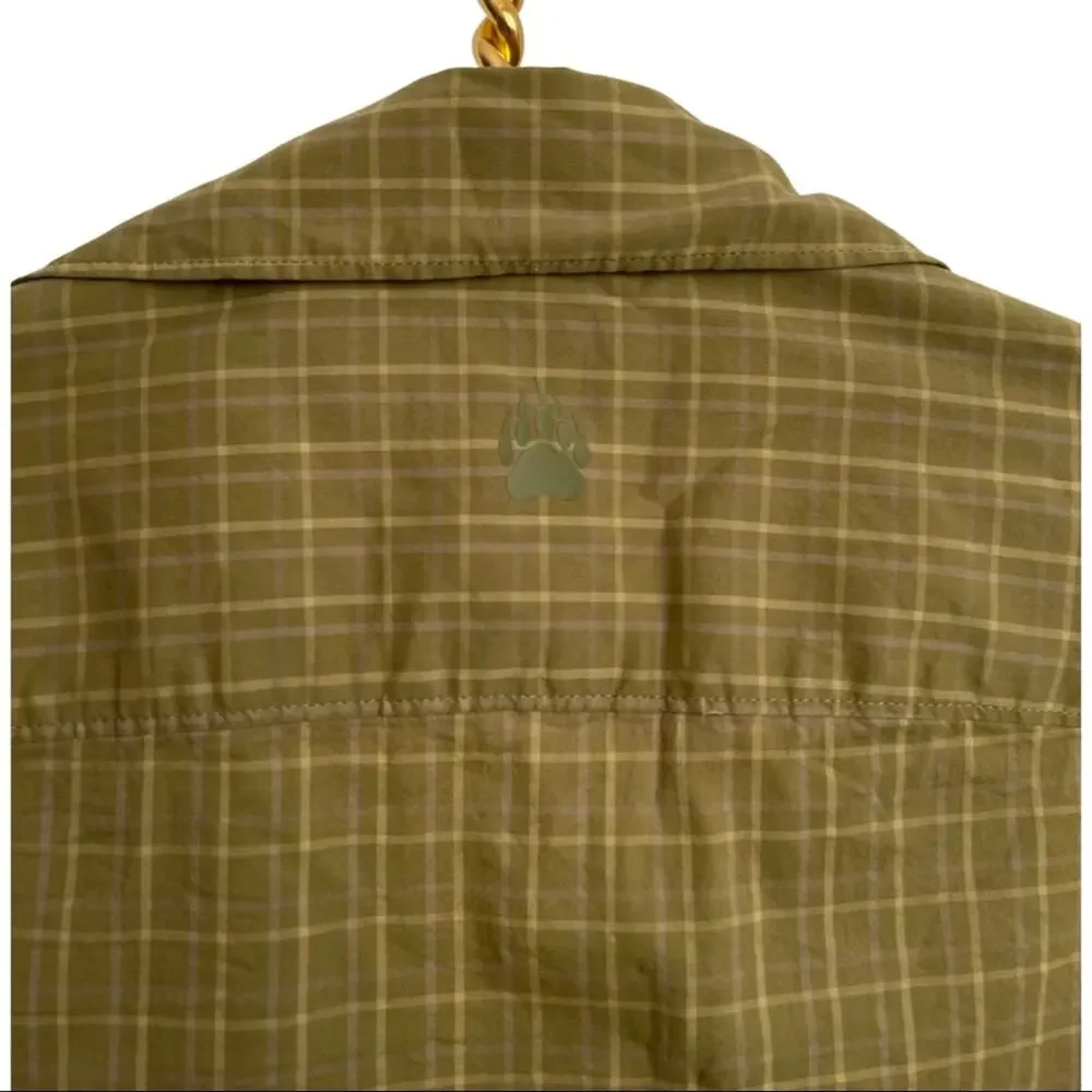 DULUTH UNTUCKED Alaskan Hardgear men's hiking shirt green plaid size MEDIUM - Picture 5 of 10